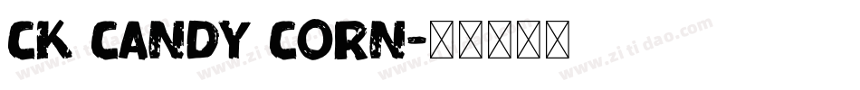 CK Candy Corn字体转换